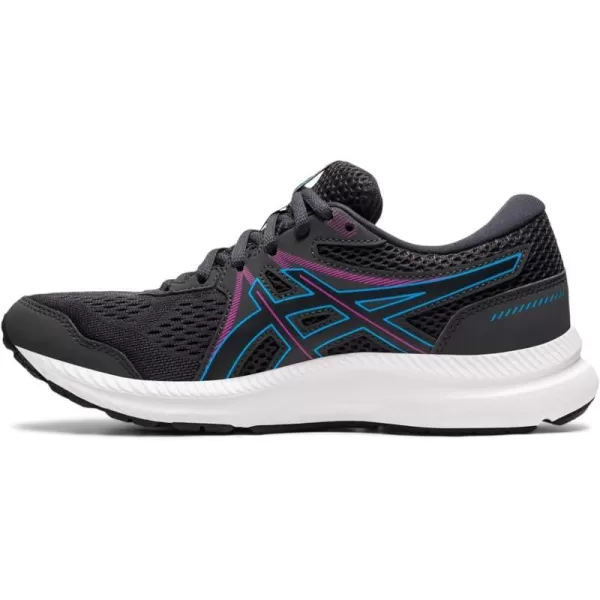 imageASICS Womens GelContend 7 Running ShoesGraphite GreyDigital Aqua