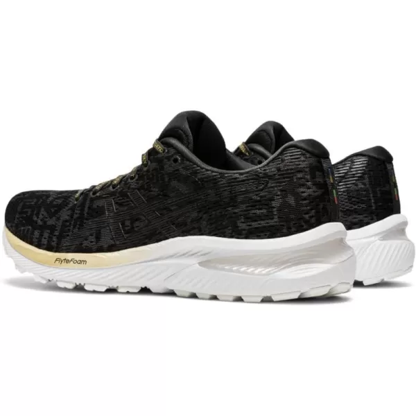 imageASICS Womens GelCumulus 22 Running ShoesBlackGraphite Grey