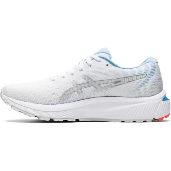 imageASICS Womens GelCumulus 22 Running ShoesWhitePure Silver