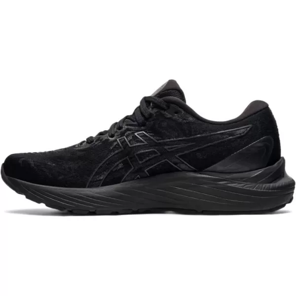 imageASICS Womens GelCumulus 23 Mesh Knit Running ShoesBlackGraphite Grey