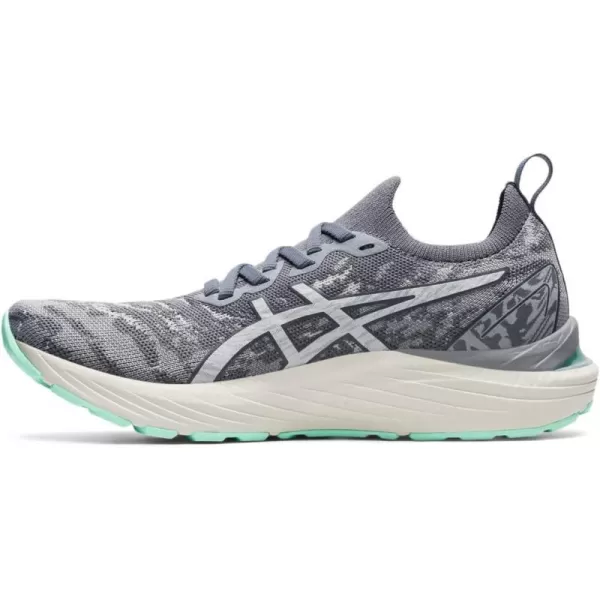imageASICS Womens GelCumulus 23 Mesh Knit Running ShoesSheet RockPiedmont Grey