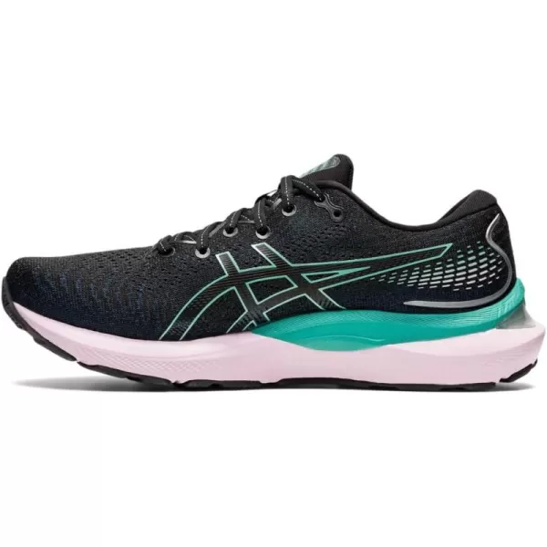 imageASICS Womens GelCumulus 24 Running ShoesBlackSage