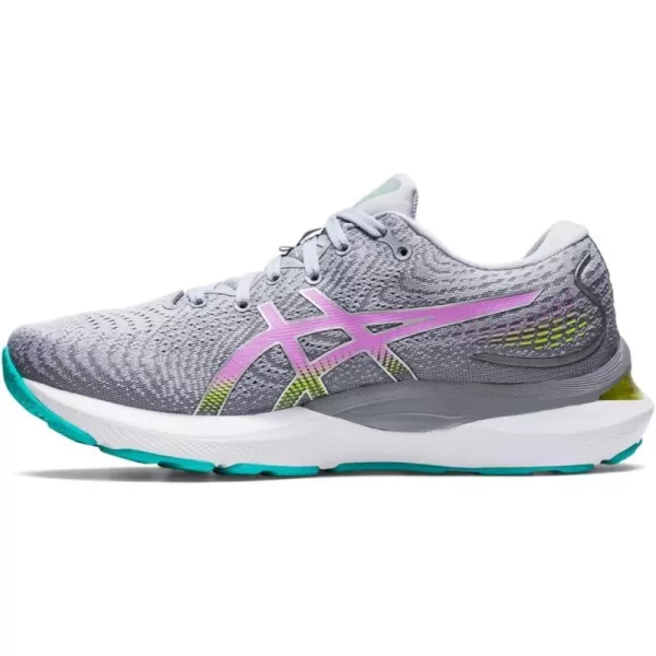 imageASICS Womens GelCumulus 24 Running ShoesPiedmont GreyLavender Glow