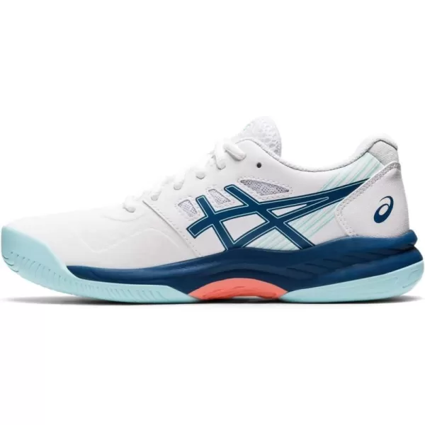 imageASICS Womens GelGame 8 Tennis ShoesWhiteLight Indigo