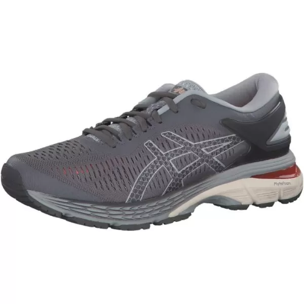 imageASICS Womens GelKayano 25 Running ShoesGrey Carbon Mid Grey 020