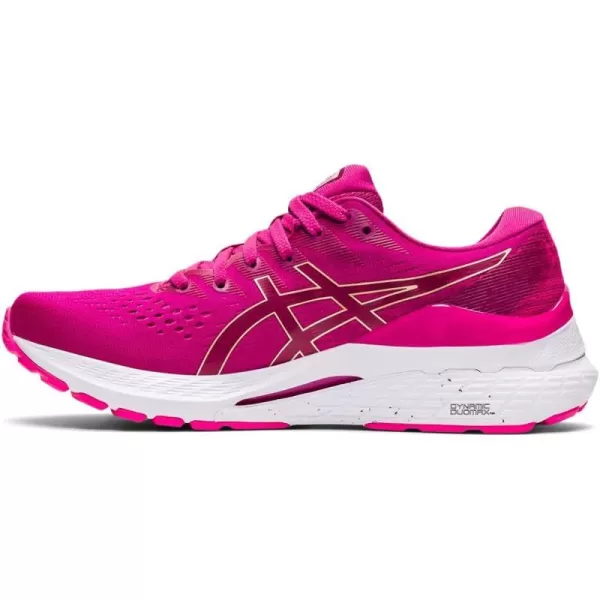 imageASICS Womens GelKayano 28 Running ShoesFuchsia RedPink Glo