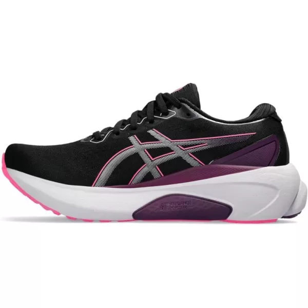 imageASICS Womens GelKayano 30 Running ShoesBlackLilac Hint