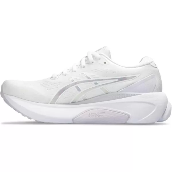 imageASICS Womens GelKayano 30 Running ShoesWhiteLilac Hint