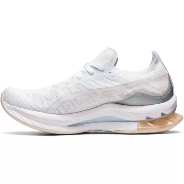 imageASICS Womens GelKinsei Blast Running ShoesWhiteMineral Beige