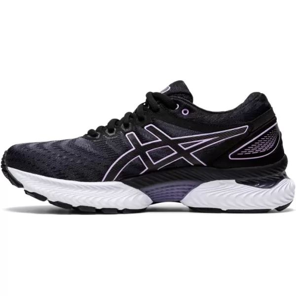 imageASICS Womens GelNimbus 22 LiteShow Running ShoesBlackLilac Tech