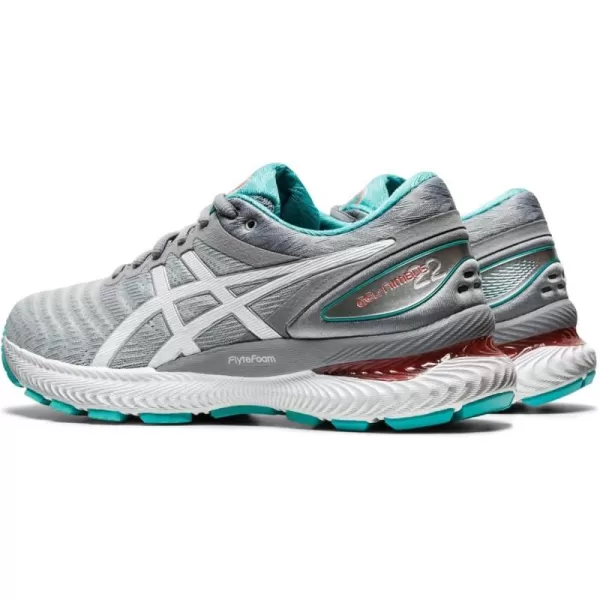 imageASICS Womens GelNimbus 22 LiteShow Running ShoesSheet RockWhite