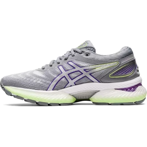 imageASICS Womens GelNimbus 22 LiteShow Running ShoesWhitePure Silver