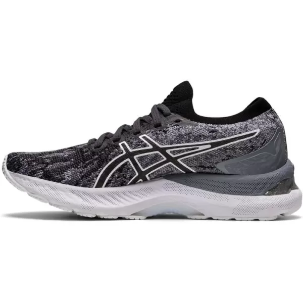 imageASICS Womens GelNimbus 23 Knit Running ShoesSheet RockBlack
