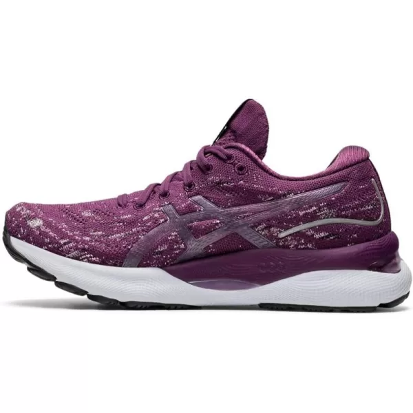 imageASICS Womens GelNimbus 24 Mesh Knit Running ShoesDeep PlumRosequartz