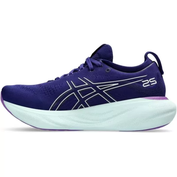 imageASICS Womens GelNimbus 25 Running ShoesDive BlueSoothing Sea