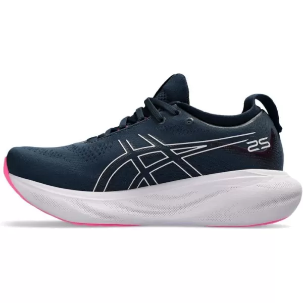 imageASICS Womens GelNimbus 25 Running ShoesFrench BlueLilac Hint