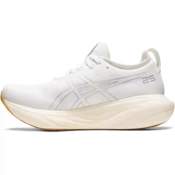 imageASICS Womens GelNimbus 25 Running ShoesWhiteWhite