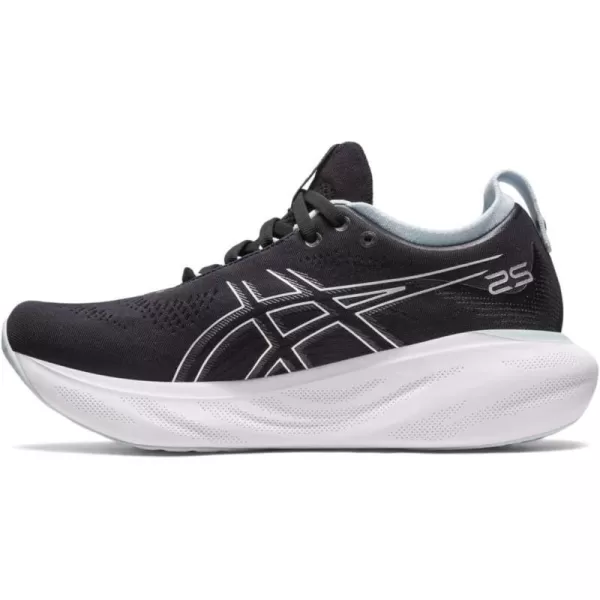 imageASICS Womens GelNimbus 25 RunningBlackReborn Blue