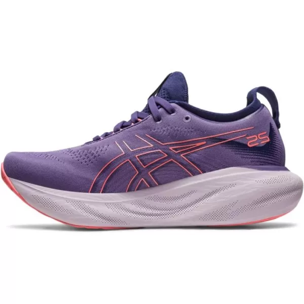 imageASICS Womens GelNimbus 25 RunningDusty PurplePapaya