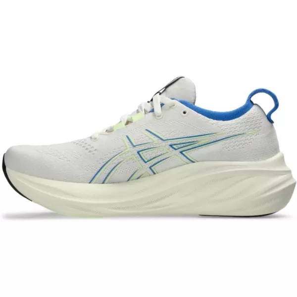 imageASICS Womens GelNimbus 26 Running ShoeCreamBlue Coast