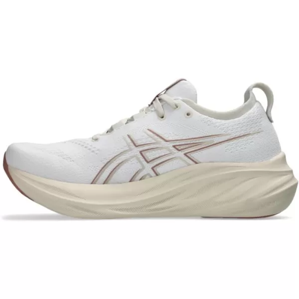 imageASICS Womens GelNimbus 26 Running ShoeWhiteUmeboshi