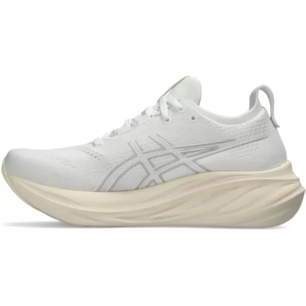 imageASICS Womens GelNimbus 26 Running ShoeWhiteWhite