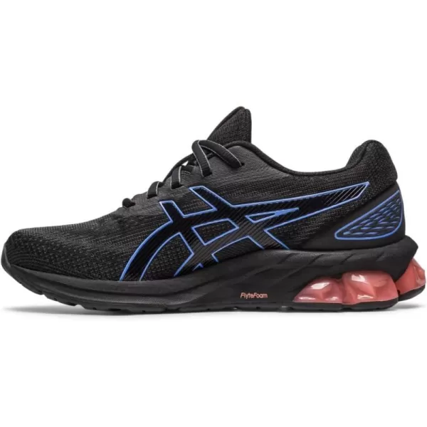imageASICS Womens GelQuantum 180 VII Sportstyle ShoeBlackPeriwinkle Blue