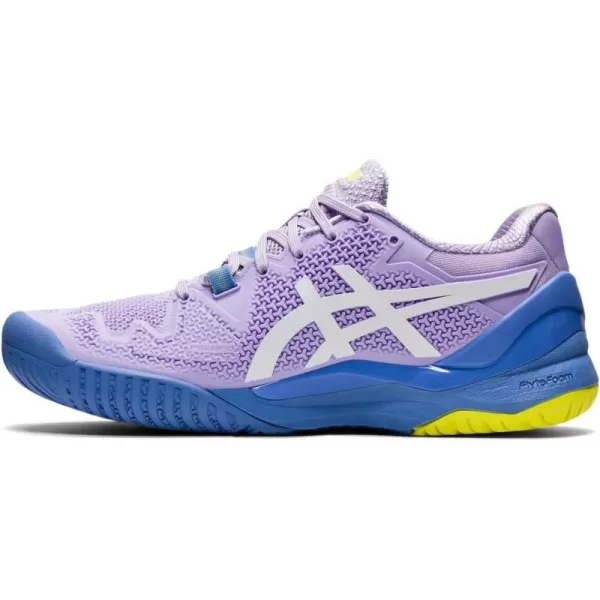 imageASICS Womens GelResolution 8 Tennis ShoesMurasakiWhite