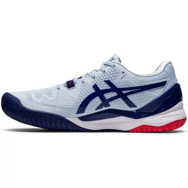 imageASICS Womens GelResolution 8 Tennis ShoesSoft SkyDive Blue