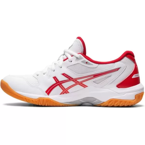 imageASICS Womens GelRocket 10 Volleyball ShoesWhiteClassic Red