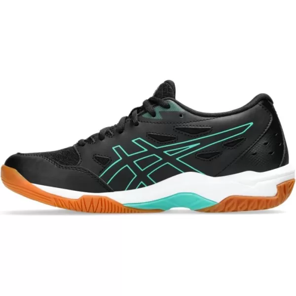 imageASICS Womens GelRocket 11 Volleyball ShoesBlackIlluminate Mint