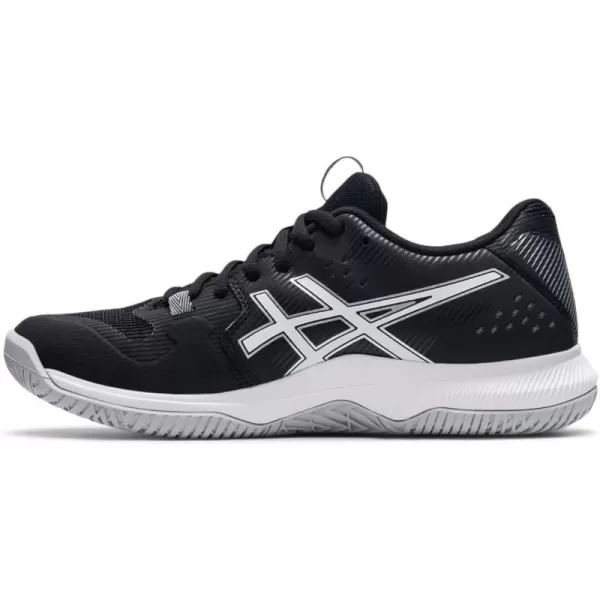 imageASICS Womens GelTactic Indoor Sport ShoesBlackWhite