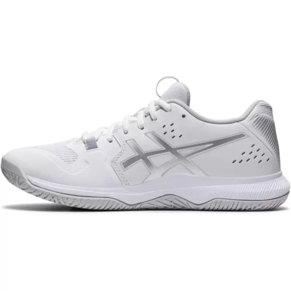 imageASICS Womens GelTactic Volleyball ShoesWhitePure Silver