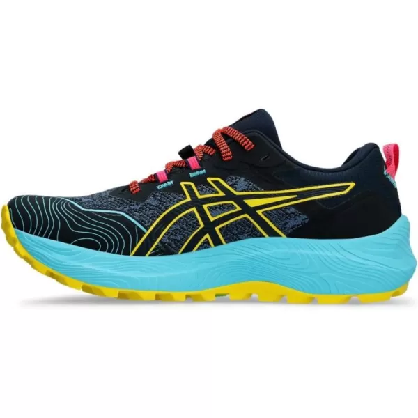 imageASICS Womens GelTrabuco 11 Running ShoesFrench BlueVibrant Yellow