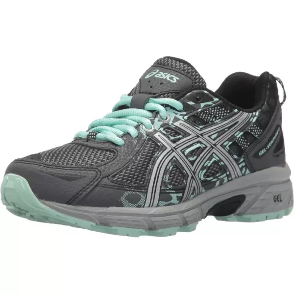 imageASICS Womens GelVenture 6 RunningShoesSilver Grey Turquoise