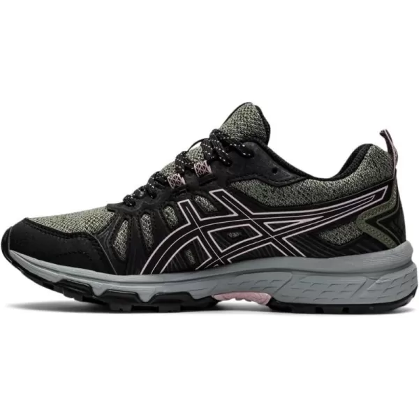 imageASICS Womens GelVenture 7 Running ShoesLichen GreenWatershed Rose