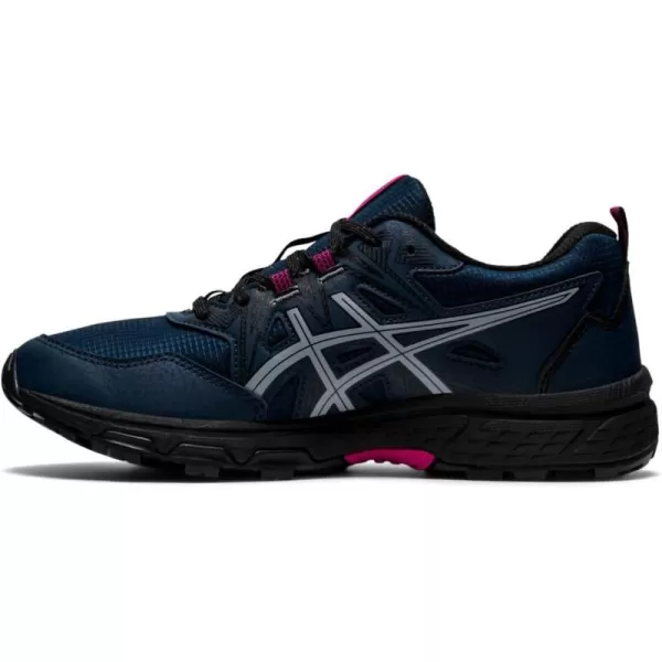 imageASICS Womens GelVenture 8 All Winter Long Running ShoesFrench BluePink Rave