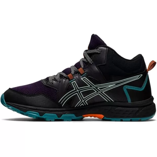 imageASICS Womens GelVenture 8 Mid Top Running ShoesBlackSoft Sky