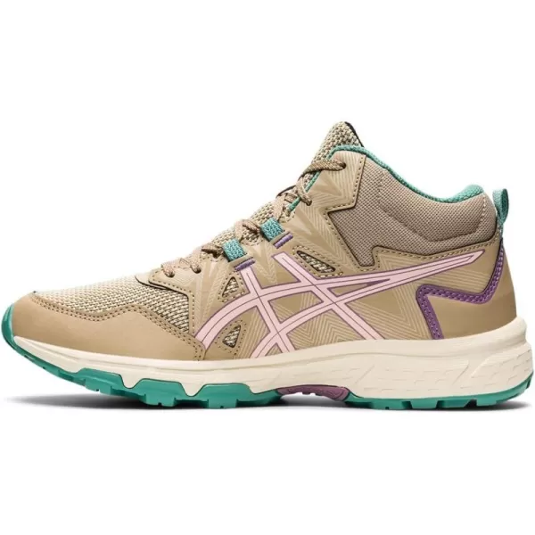 imageASICS Womens GelVenture 8 Mid Top Running ShoesWood CrepeRosequartz