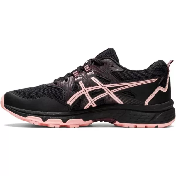 imageASICS Womens GelVenture 8 Running ShoesBlackFrosted Rose