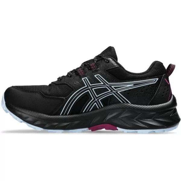 imageASICS Womens GelVenture 9 Running ShoesBlackLight Blue