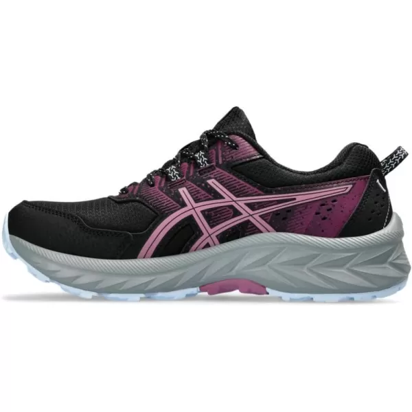 imageASICS Womens GelVenture 9 Running ShoesBlackSoft Berry