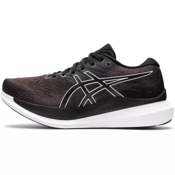 imageASICS Womens Glideride Running ShoesBlackWhite