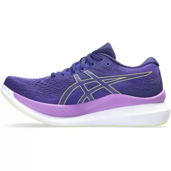 imageASICS Womens Glideride Running ShoesDive BlueEggplant
