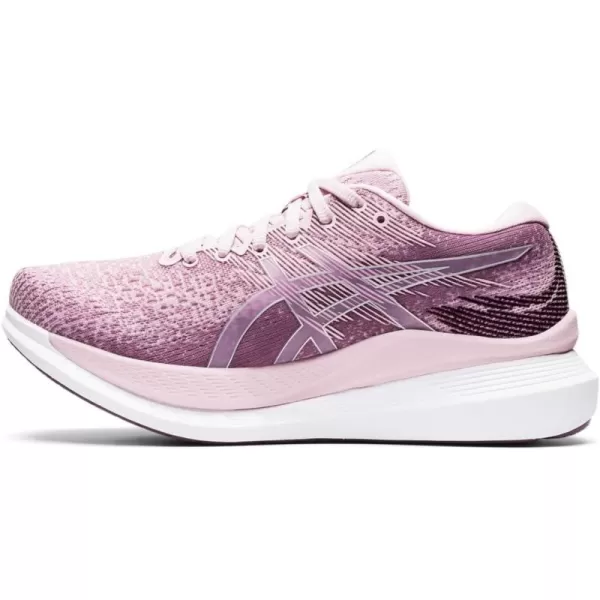 imageASICS Womens Glideride Running ShoesRosequartzDeep Plum