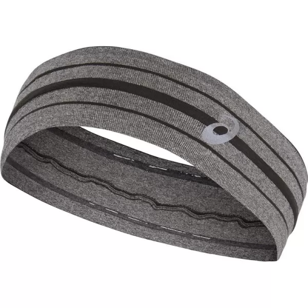 imageASICS Womens Illusion Headband Running AccessoriesDARK GREY HEATHER