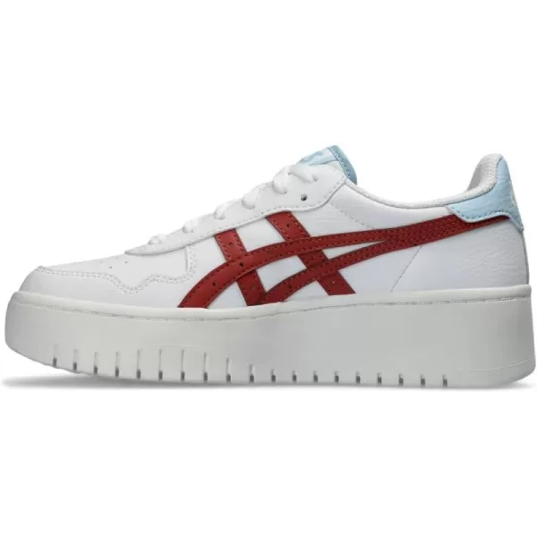 imageASICS Womens Japan S PF Sportstyle ShoesWhiteBurnt Red