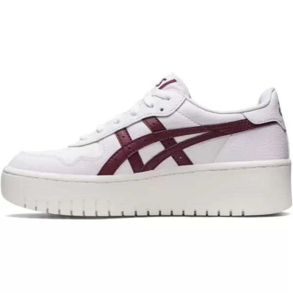 imageASICS Womens Japan S PF Sportstyle ShoesWhiteDeep Mars