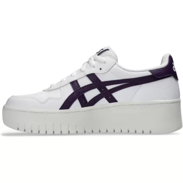 imageASICS Womens Japan S PF Sportstyle ShoesWhiteMidnight Plum