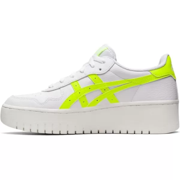 imageASICS Womens Japan S PF Sportstyle ShoesWhiteSafety Yellow